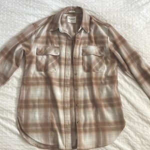 Abercrombie & Fitch Soft AF Oversized Flannel Shacket